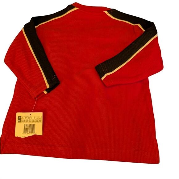 Green Dog Y2K boys red & black knit top size 2T nwt - Picture 6 of 6